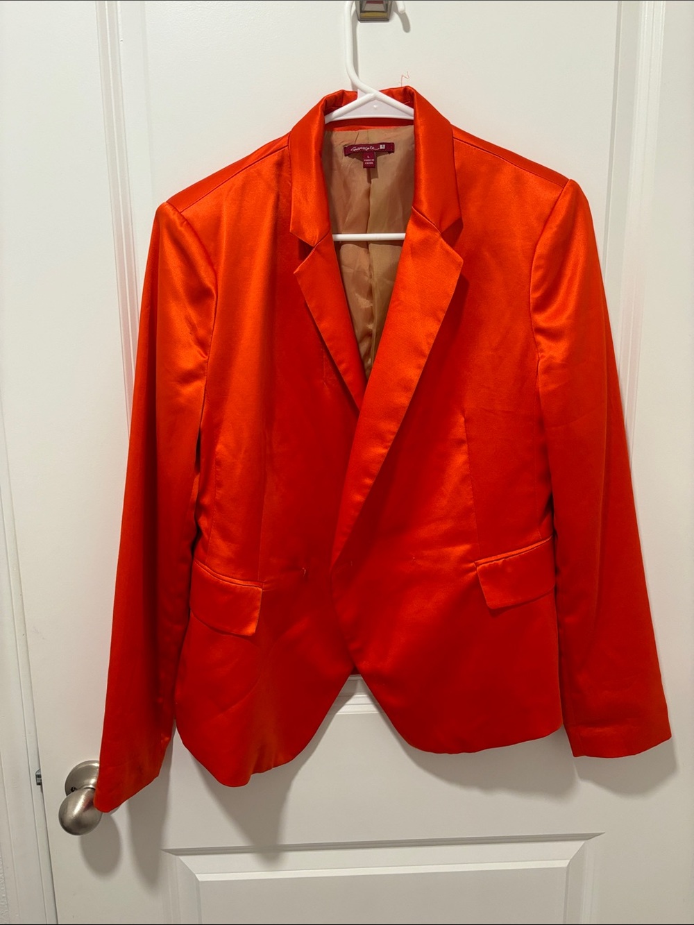 Canyon River Blues Satin Red-Orange Blazer
